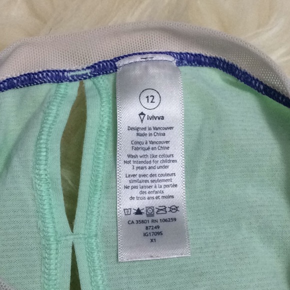 Green ivivva tank top - Picture 2 of 3